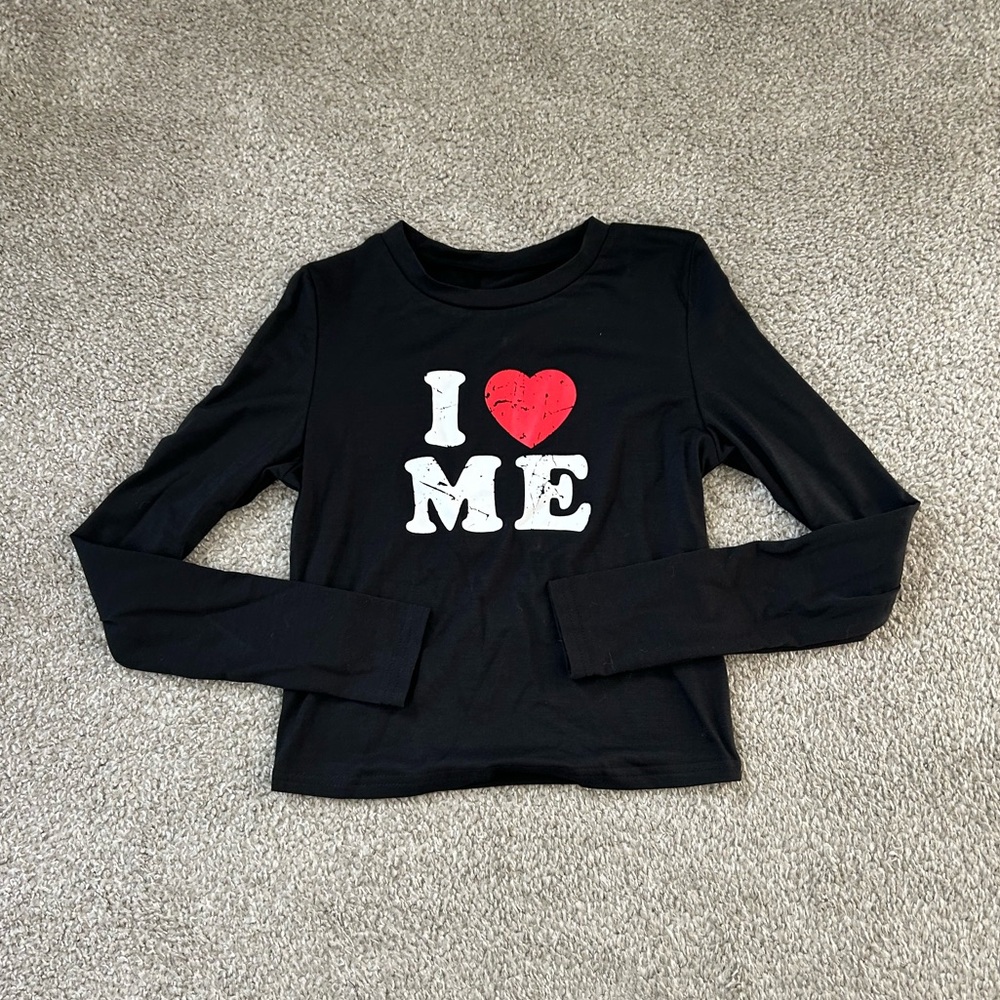 Black Graphic Longsleeve Shirt